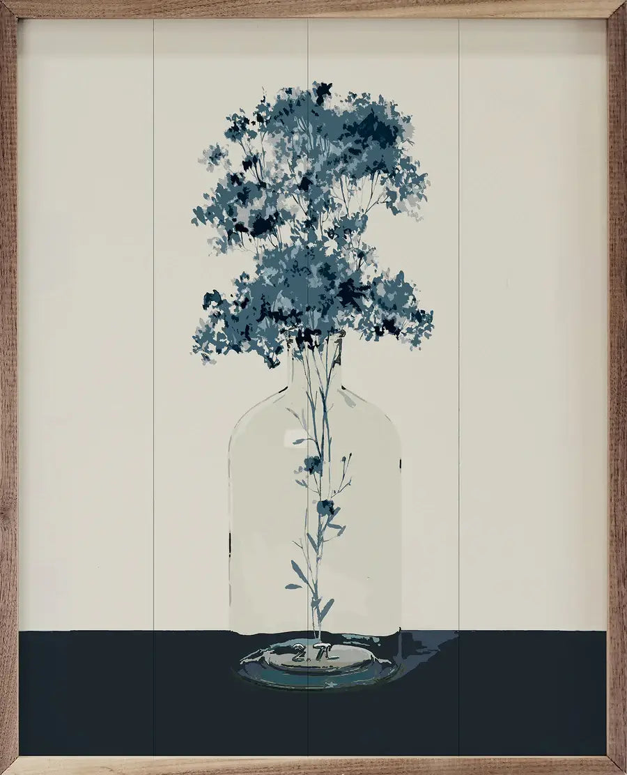 Bottled Lace by Carol Robinson - Premium Wood Framed Wall Art Print for Home & Office Decor - Perfect for Living Rooms, Bedrooms & Gifts