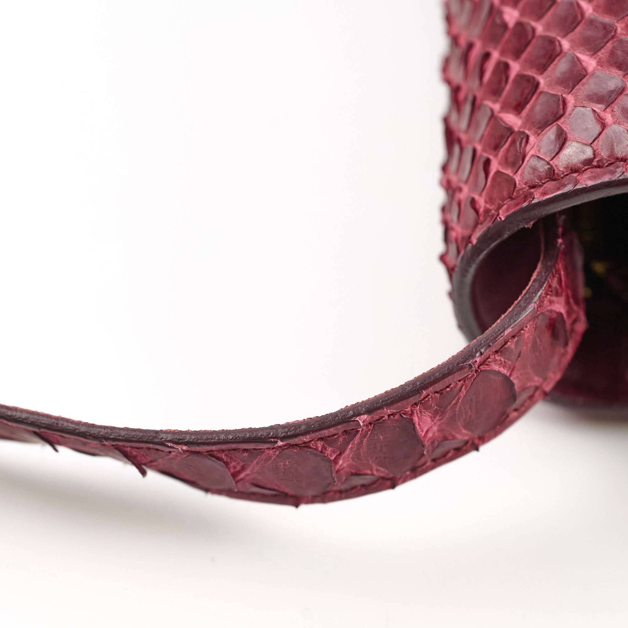 Celine Python Medium Classic Box Bag in Burgundy - Luxury Designer Handbag for Women, Perfect for Work, Evening & Special Occasions