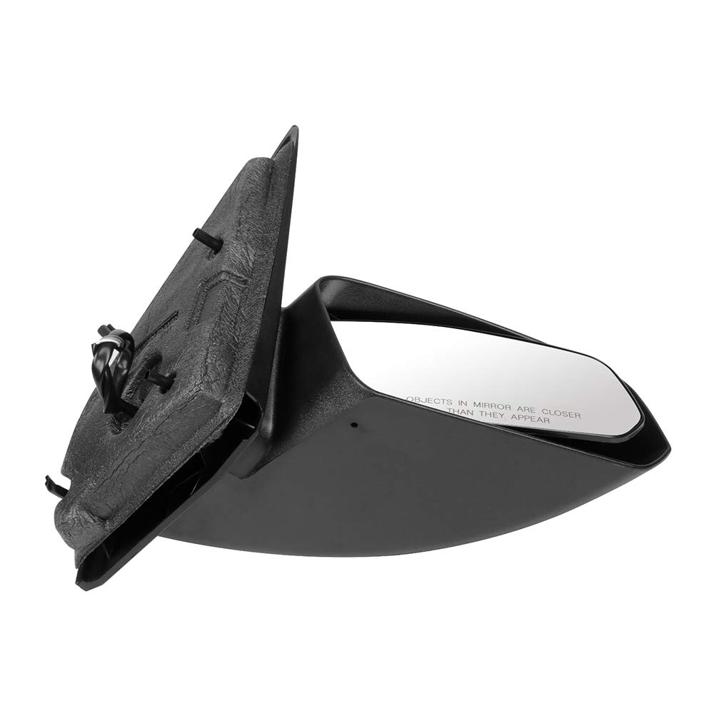 SCITOO Passenger Side View Mirror Compatible with 2003-2007 Saturn ION - Right Side Non-Folding Power Exterior Mirror Replacement (Black, GM1321267) - Perfect for Parking Assistance & Blind Spot Safety