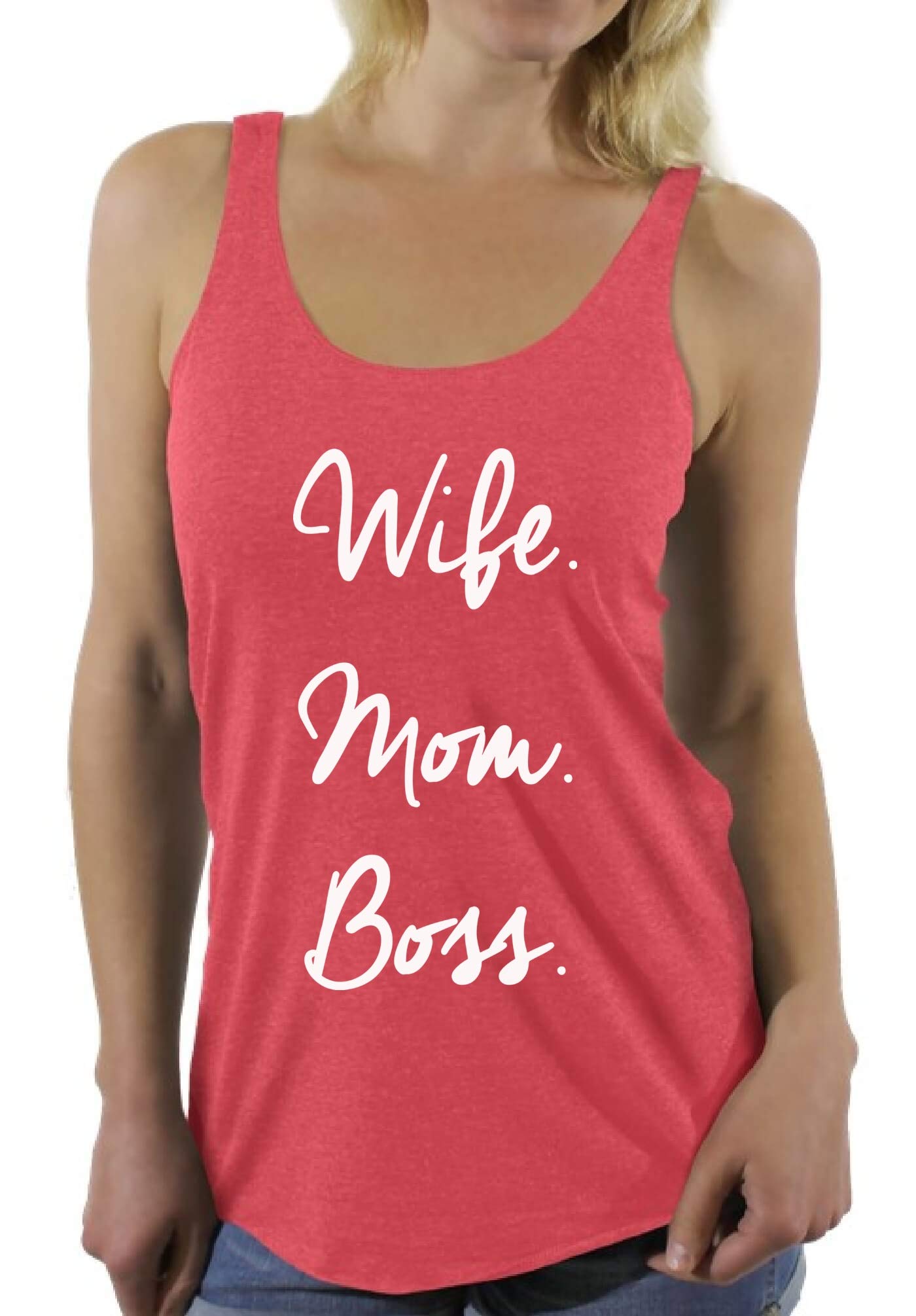 Awkward Styles Racerback Mom Tank Top - Perfect Gift for Wife, Mom, or Boss - Ideal for Yoga, Gym, and Casual Wear