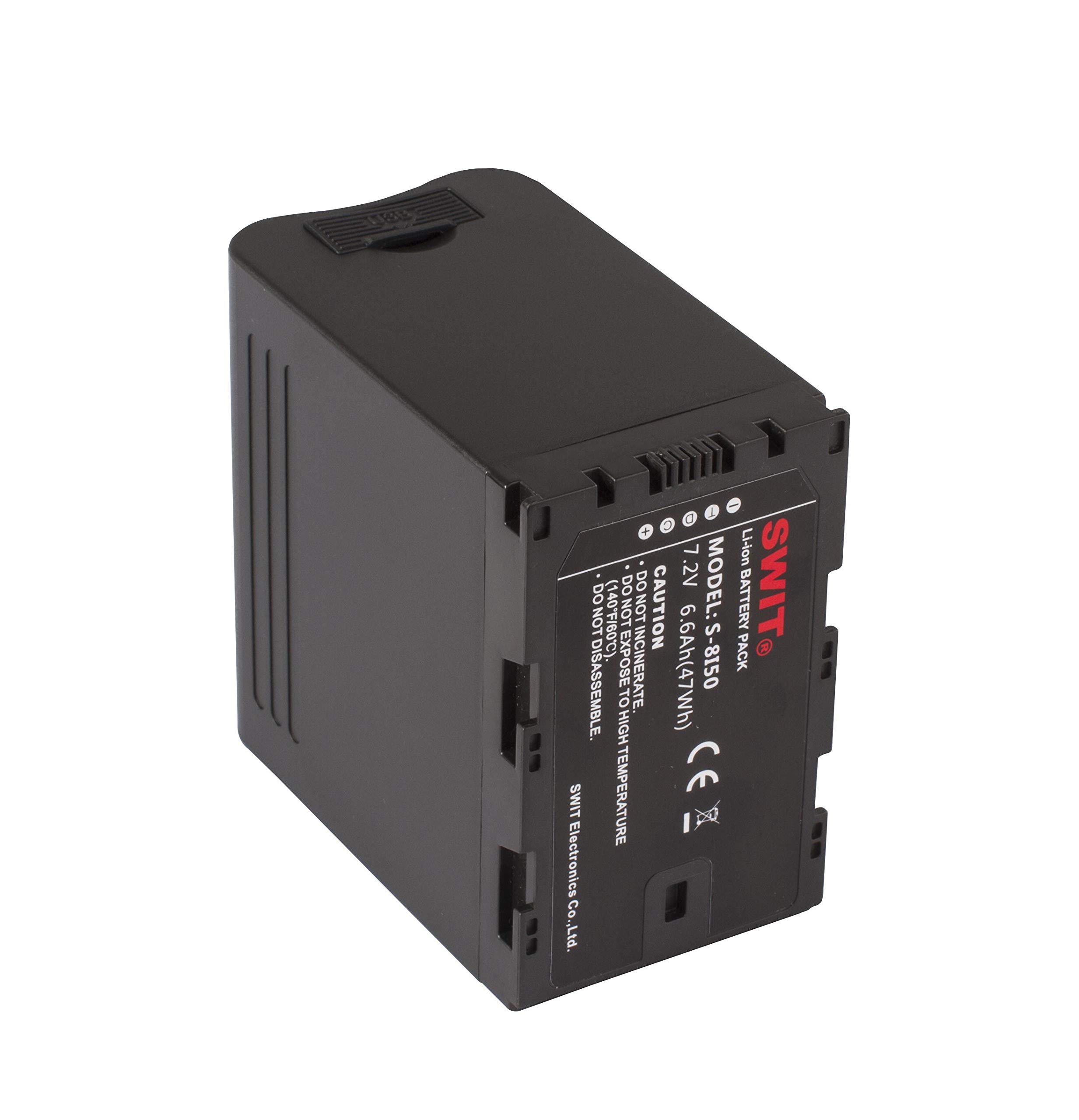 Swit Electronics S-8I50 47Wh Rechargeable Battery Pack for JVC HM600 HM650 HMQ10U Camcorders - Professional Video Recording & Live Streaming Power Solution