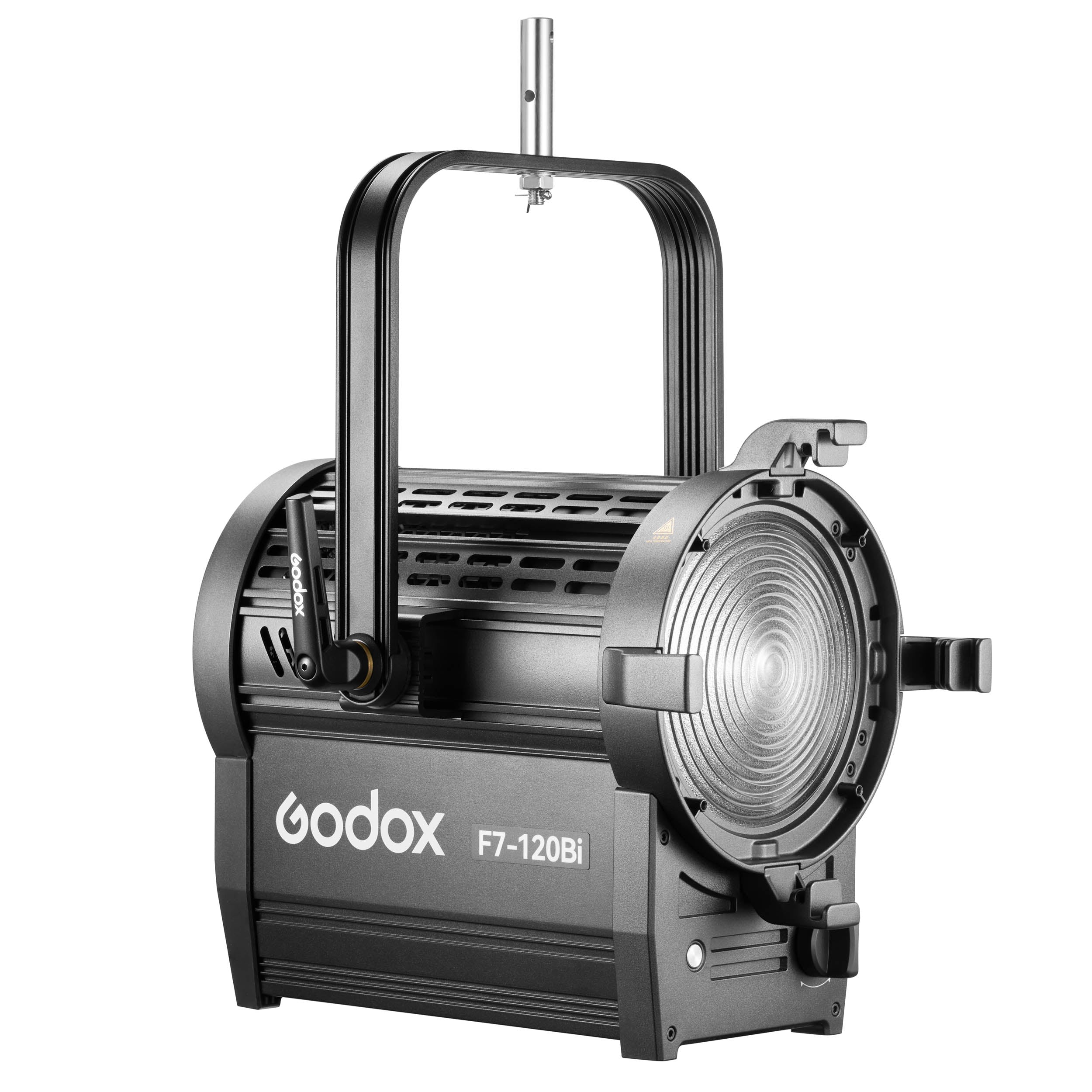 F7 120Bi Dual Color LED Fresnel Light - Professional Broadcast Studio Lighting Kit with Overhead Mount | Perfect for Film Production, Photography & Live Streaming