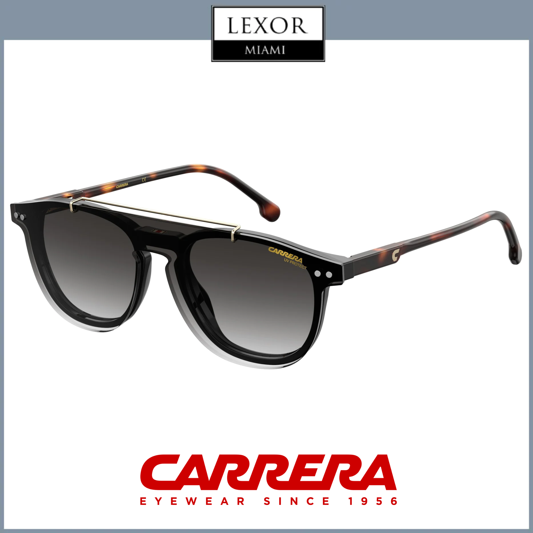 Carrera 2024T/C WR7 47mm Unisex Polarized Sunglasses UV Protection - Fashionable & Sporty for Driving, Running, Outdoor Activities