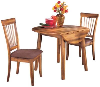 Berringer Dining Table Set with 2 Chairs - Modern Kitchen & Dining Room Furniture for Small Spaces | Perfect for Breakfast Nook, Apartment, or Cozy Home Decor