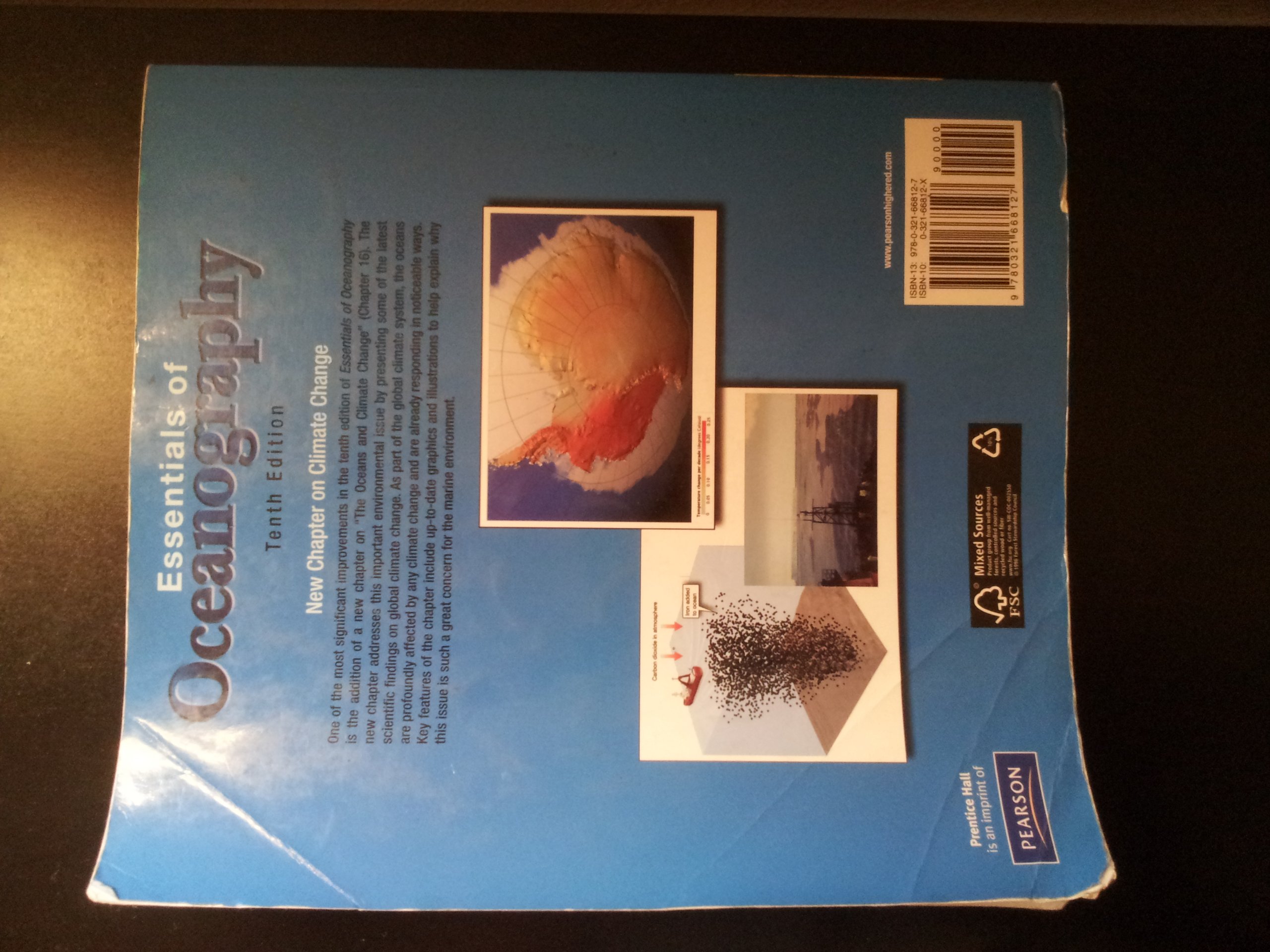 Essentials of Oceanography 10th Edition Textbook - Comprehensive Marine Science Guide for Students & Educators | Perfect for College Courses, Research & Self-Study