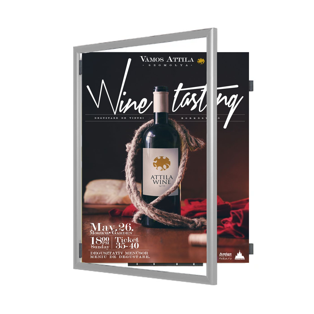 12x16 Poster Frame - SwingFrame Wide Face Display for Art, Photos & Posters - Perfect for Home, Office & Gallery Decor