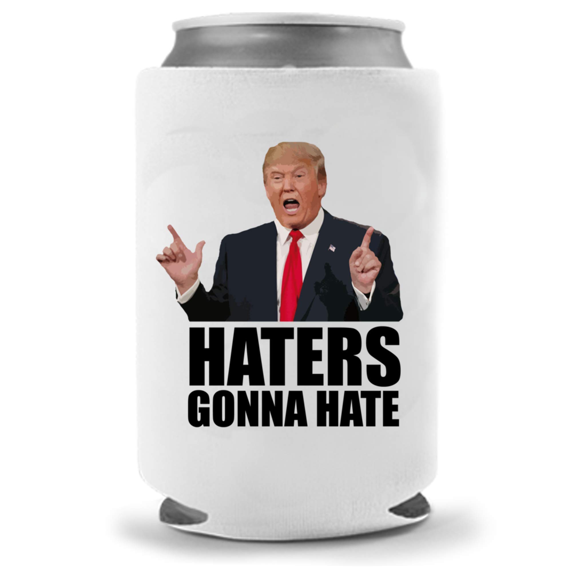 Funny Political Beer Coolie - Hilarious Gag Party Gift Can Cooler | Joke Beverage Holder | Neoprene No Fade Design - Perfect for Home, Parties, and Outdoor Events