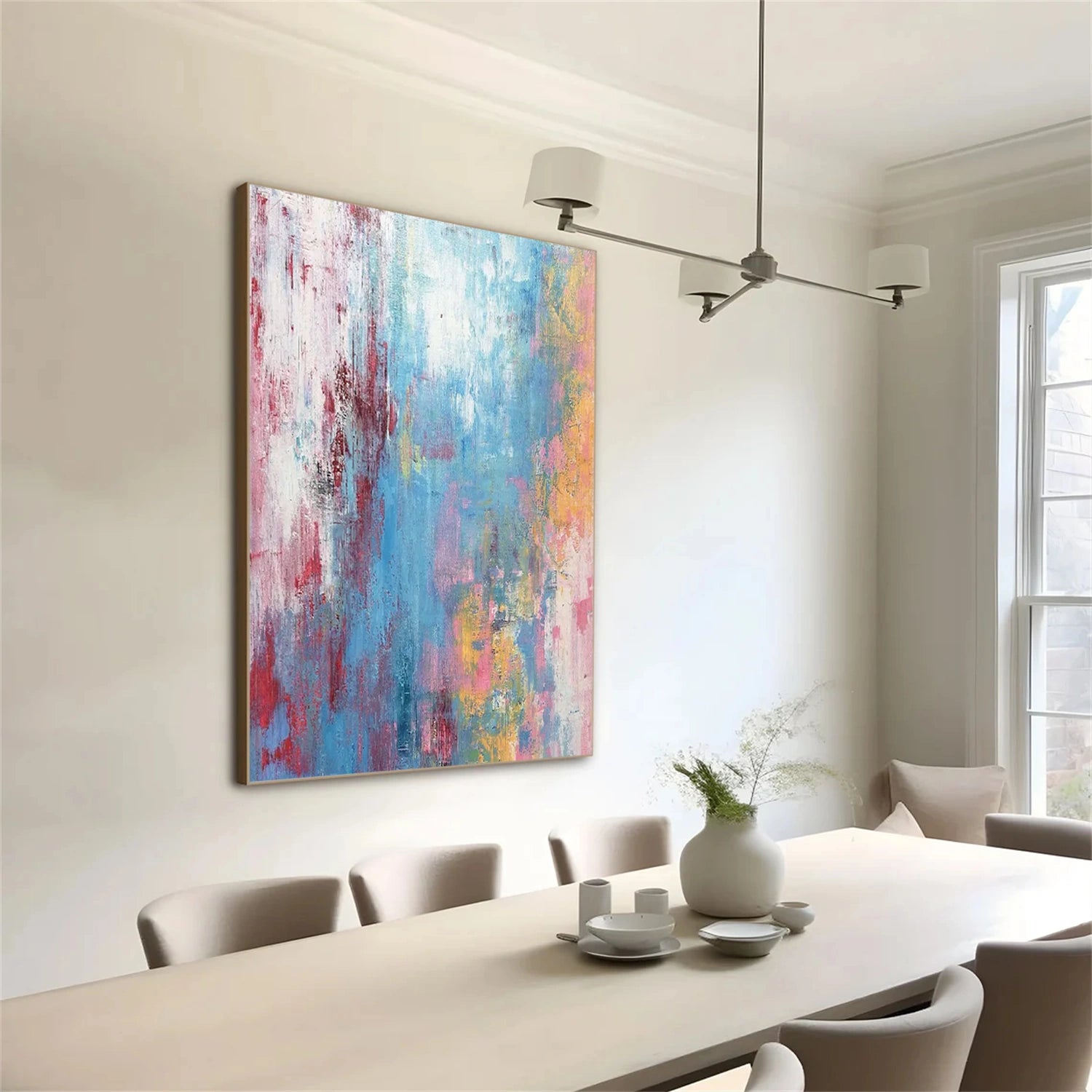 Vibrant Abstract Wall Art Painting #AB471 - Modern Home Decor for Living Room, Bedroom & Office