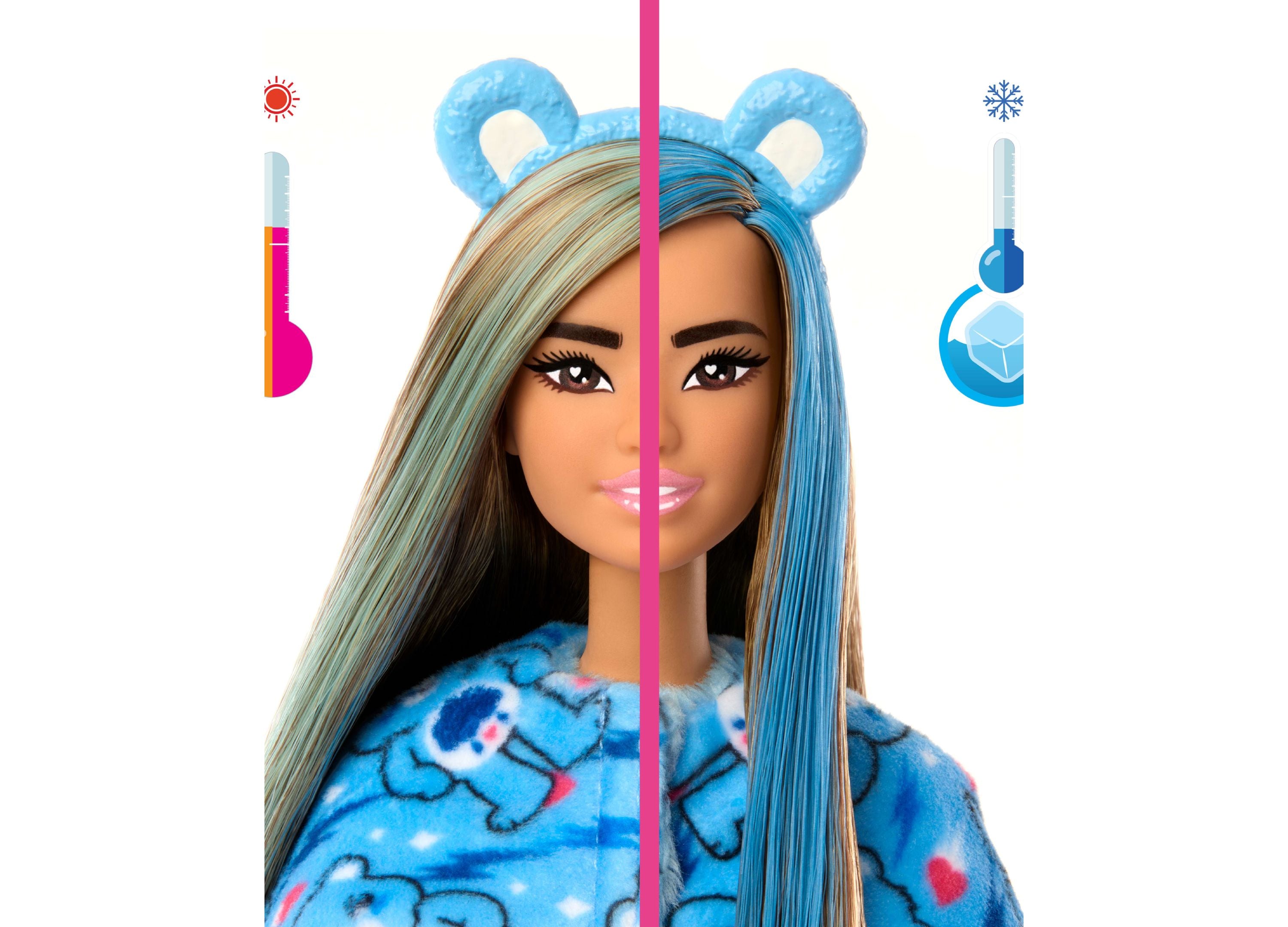 Barbie Cutie Reveal Care Bears Surprise Doll - Unboxing Toy Gift for Kids, Collectible Fashion Doll with Surprise Accessories - Perfect for Birthday Parties & Playtime Fun