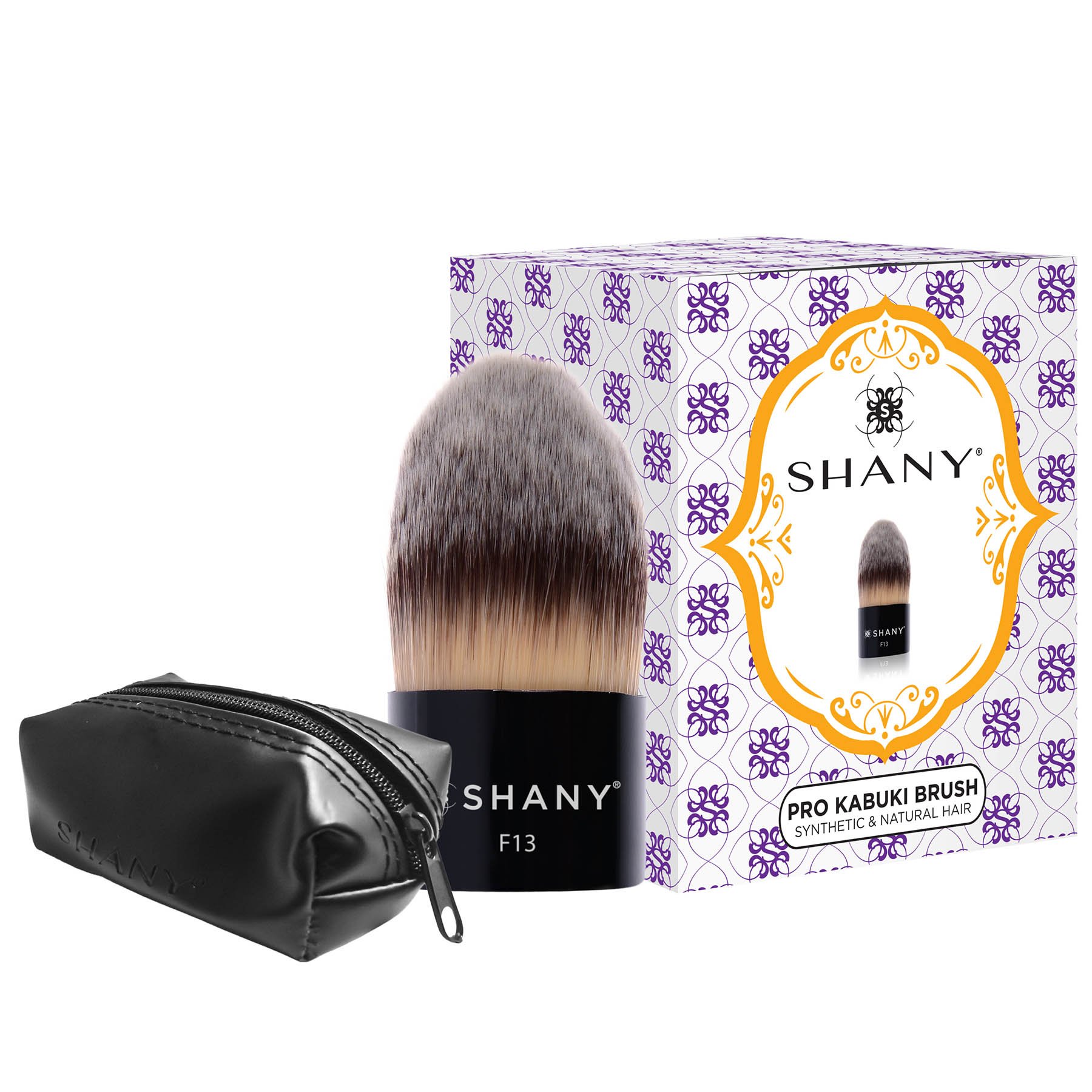 SHANY Professional Tapered Kabuki Brush for Liquid & Powder Foundation - Perfect for Airbrush Makeup, Contouring & Flawless Finish