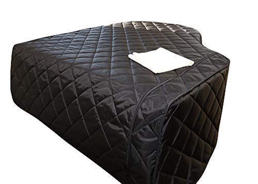 Premium Black Quilted Custom Piano Cover for 6' - 6'3