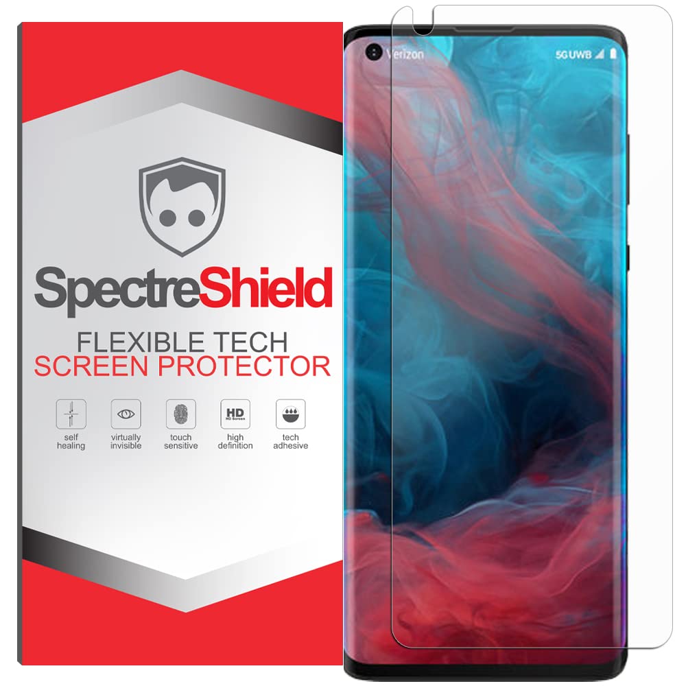 Motorola Edge+ Plus Screen Protector - Spectre Shield Flexible TPU Film, Case Friendly, Full Coverage Clear Protection for Daily Use & Outdoor Activities