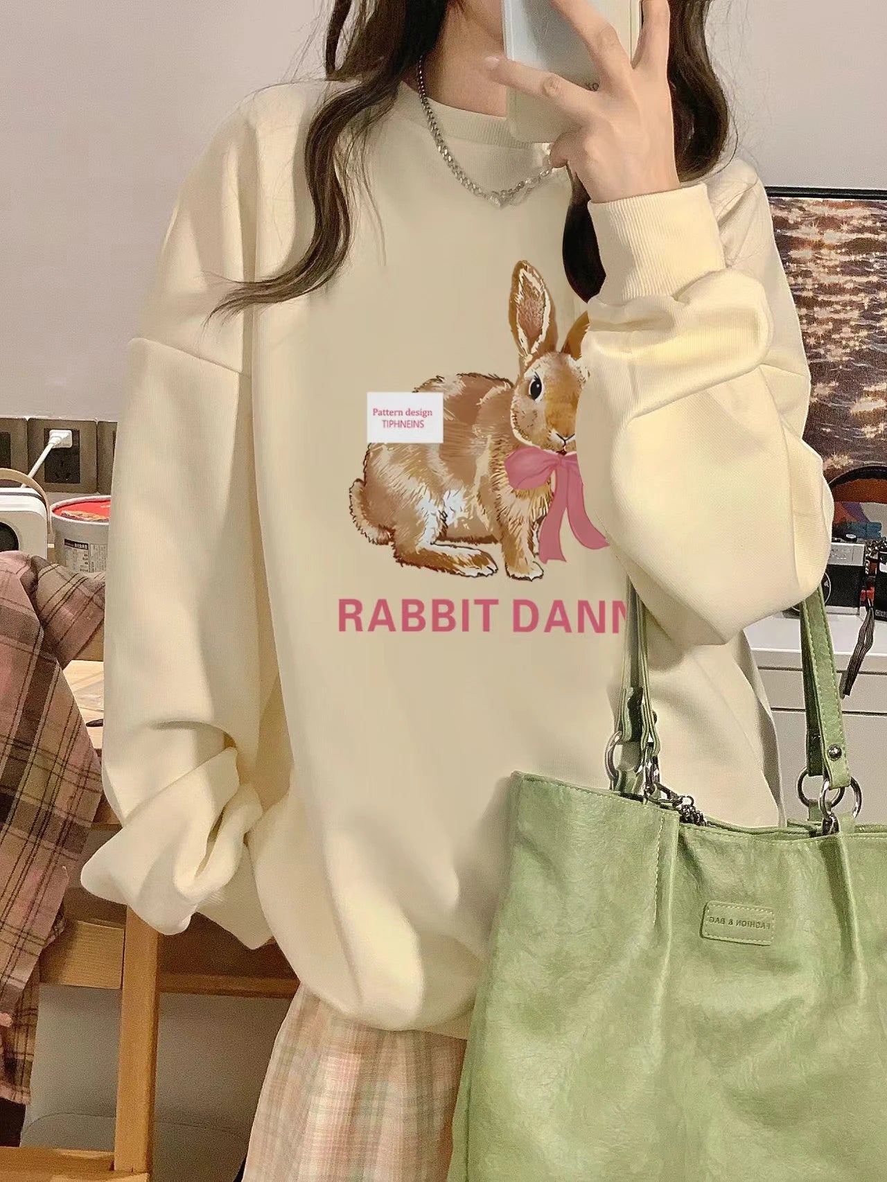 Women's Casual Hoodie - Classic O-Neck Pullover with Chic Print | Loose Fit Sweatshirt for Everyday Wear | Perfect for Street Fashion & Relaxing at Home