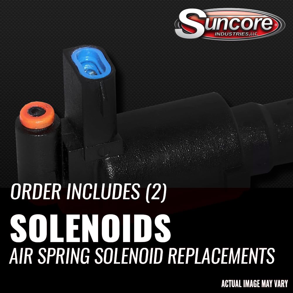 Suncore 44F-15-R-KIT Complete Air Suspension System Kit with Air Spring Bags, Solenoids & Compressor - Heavy Duty Lift for Trucks, SUVs & RVs - Perfect for Off-Roading, Towing & Smooth Ride Comfort