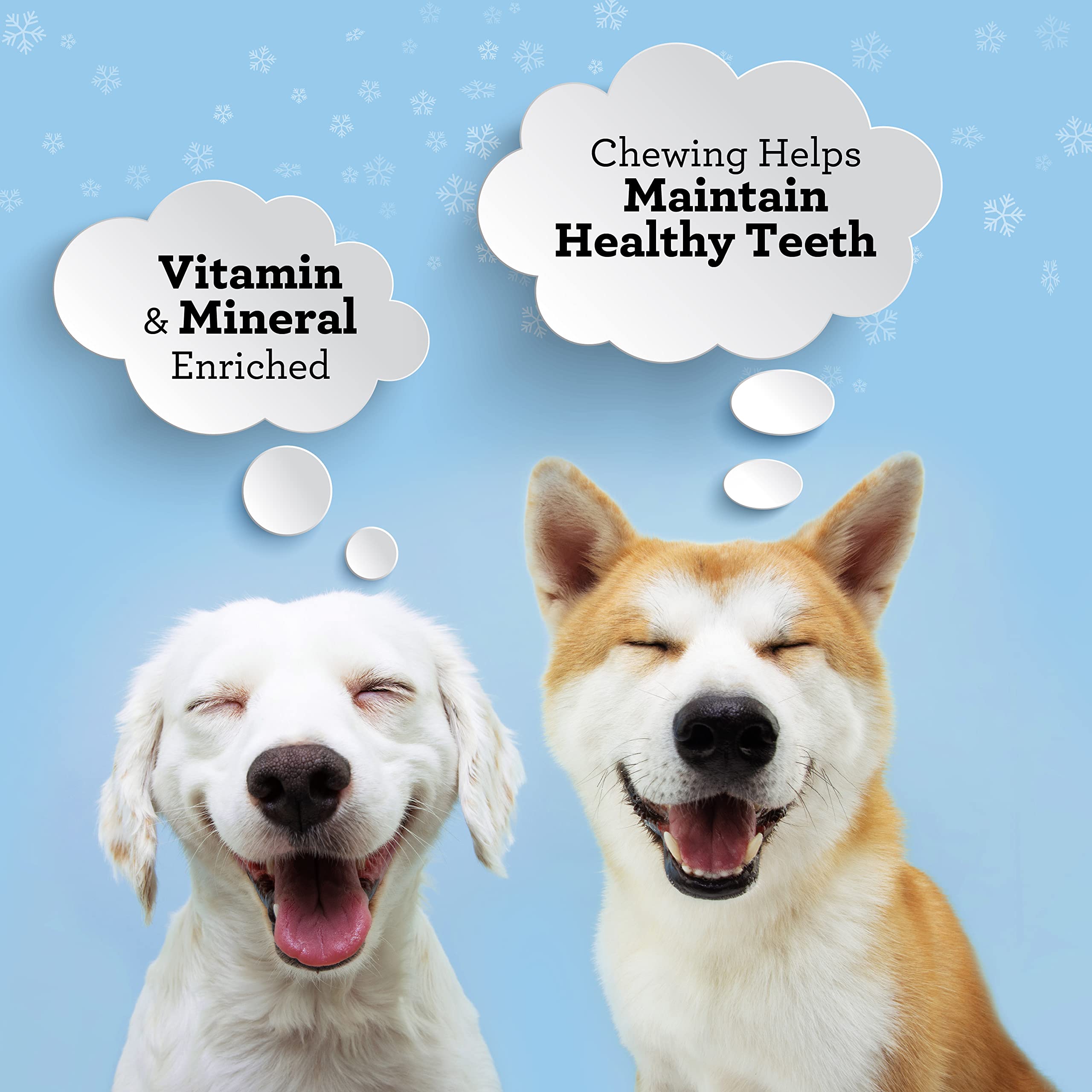 SmartBones Holiday Canes Dog Treats - 6 Count, Real Chicken Flavor, Rawhide-Free Dental Chews for Small & Medium Dogs - Perfect for Christmas Stocking Stuffers & Holiday Gifting