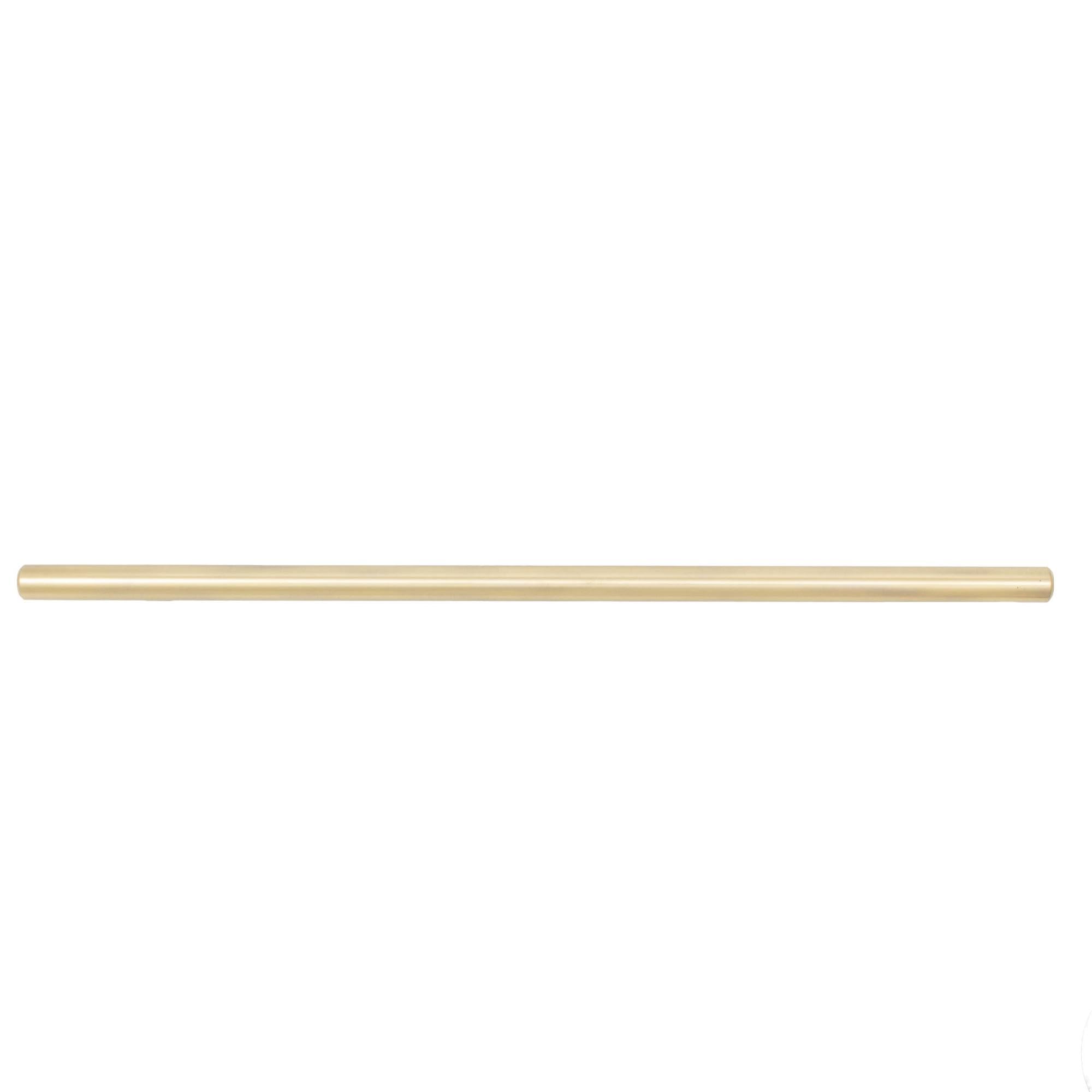 Stone Harbor Hardware Bar Cabinet Pull - 256mm Center to Center, 336mm Overall Length, Satin Brass Finish - Perfect for Kitchen Cabinets, Bar Furniture & Home Renovation Projects