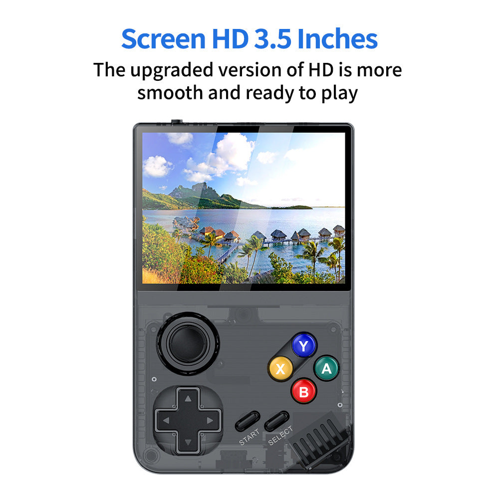 MPOWN M19 128GB Black Handheld Gaming Console - Retro Arcade & PSP Emulator with 3.5