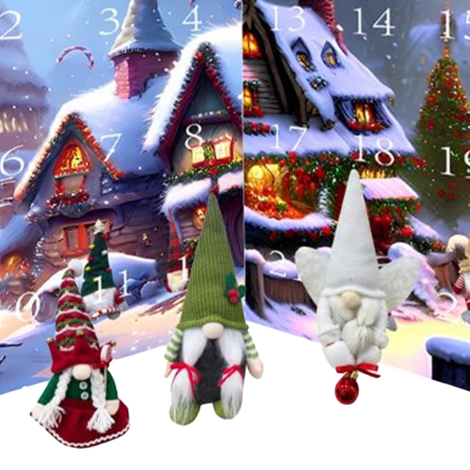 2024 Christmas Advent Calendar - Countdown Calendar with Collectible Dolls & 24 Gifts for Kids & Adults | Perfect for Holiday Decor, Gift Giving & Family Traditions