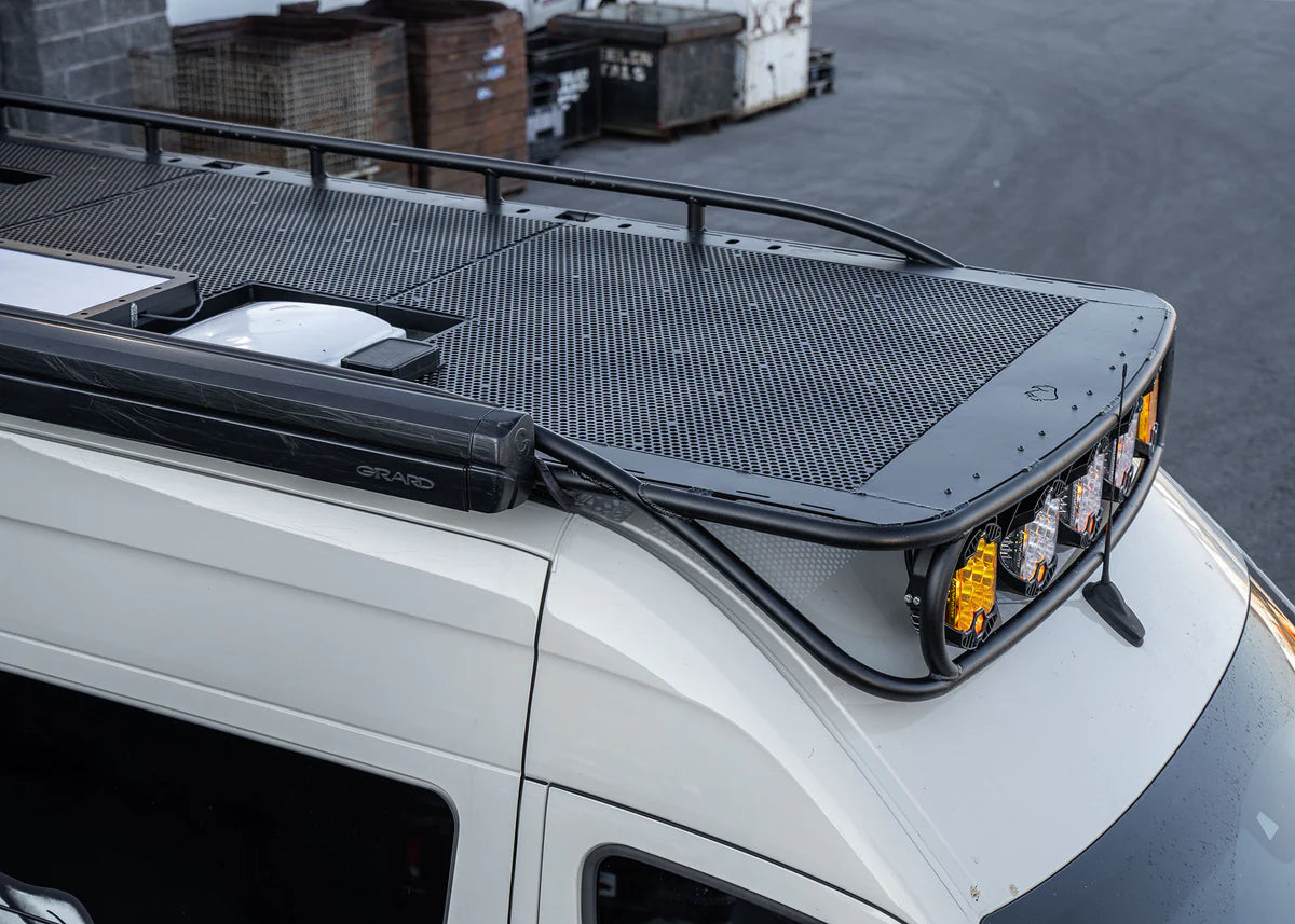 ROAMBUILT Safari Rack 2.0 for 2019-2023 Mercedes Sprinter Van | Heavy-Duty Roof Rack | Adventure Gear Carrier | Perfect for Overlanding, Camping & Outdoor Exploration