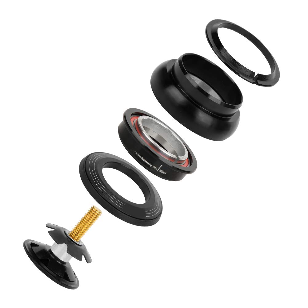 Premium Aluminum Alloy Bike Taper Pipe Headset - High Strength Road & Mountain Bike Headset for Smooth Steering | Perfect for Cycling Enthusiasts & Professional Riders
