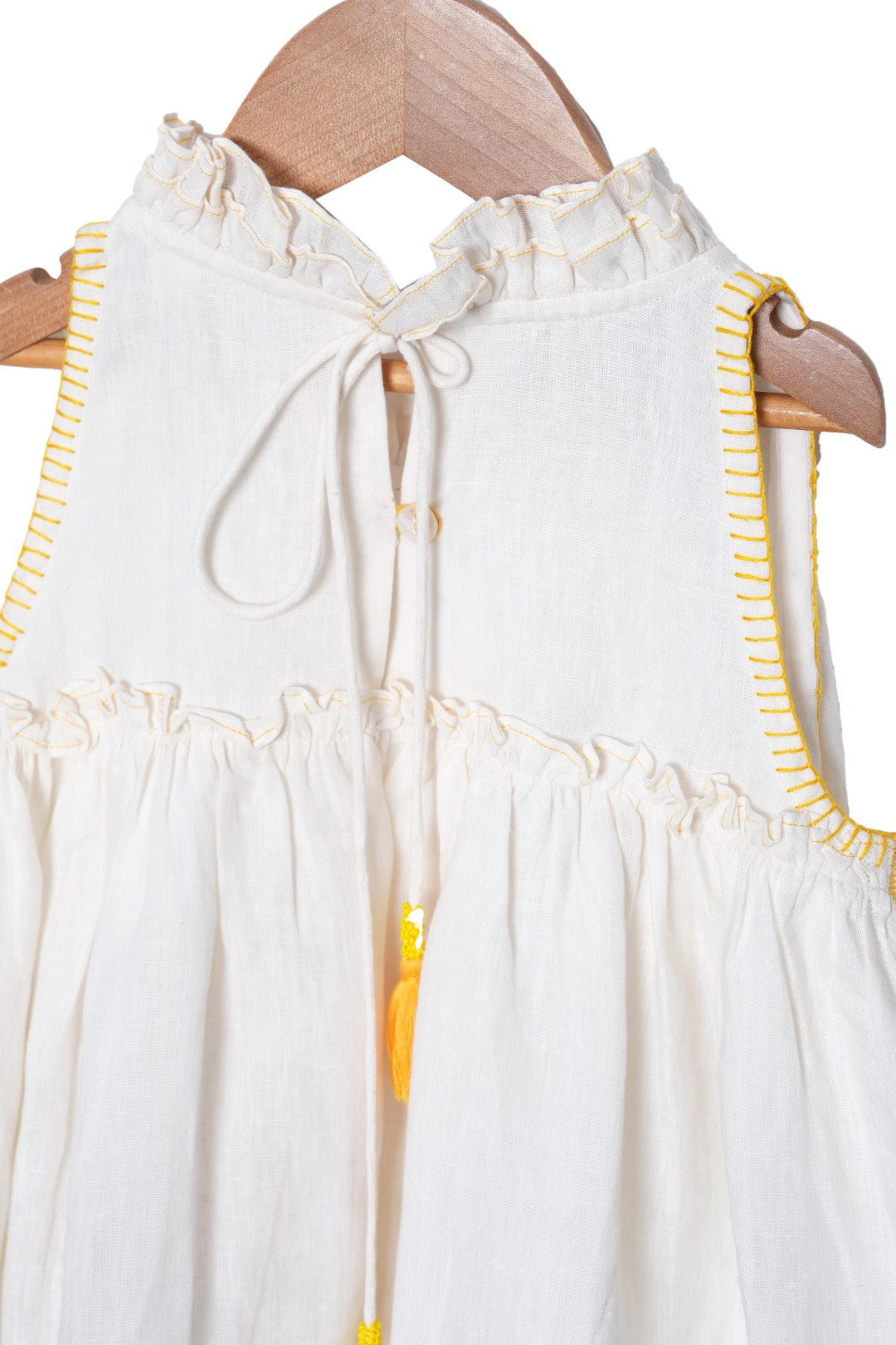 The Block Lab Lagoon White Dress - Elegant Summer Beach Dress for Women, Perfect for Vacations, Weddings & Outdoor Parties