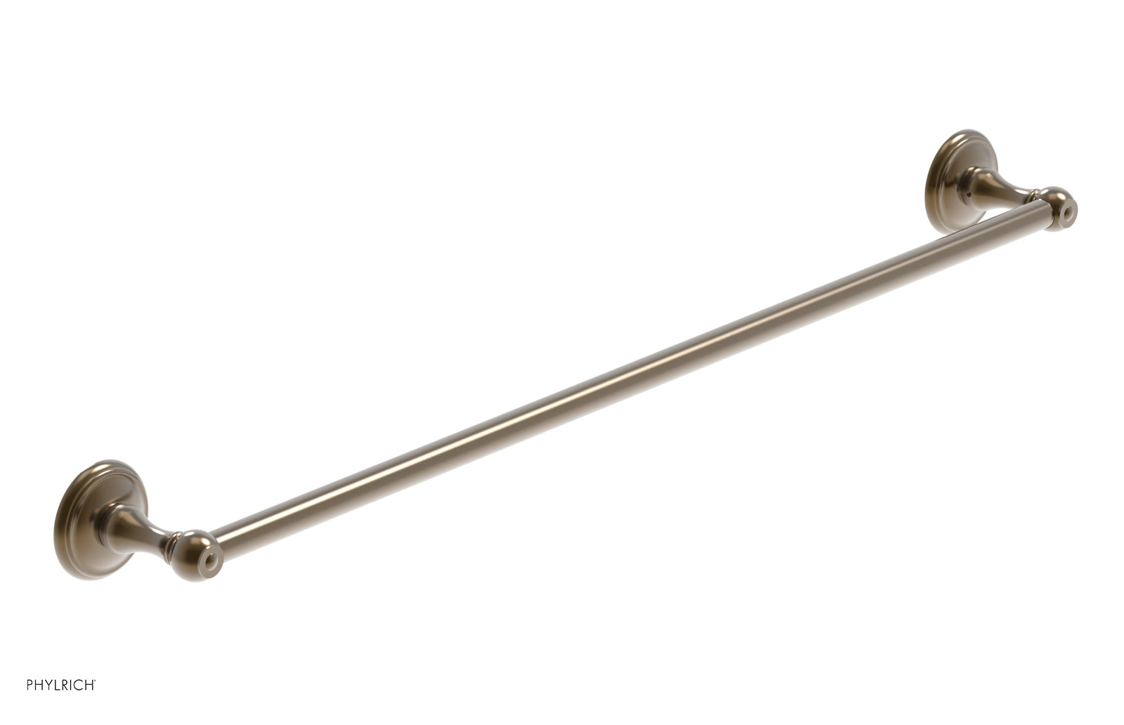 3RING 30-Inch Brushed Nickel Towel Bar - Heavy Duty Bathroom Towel Rack for Kitchen, Bathroom, and Laundry Room - Rust-Resistant & Easy to Install