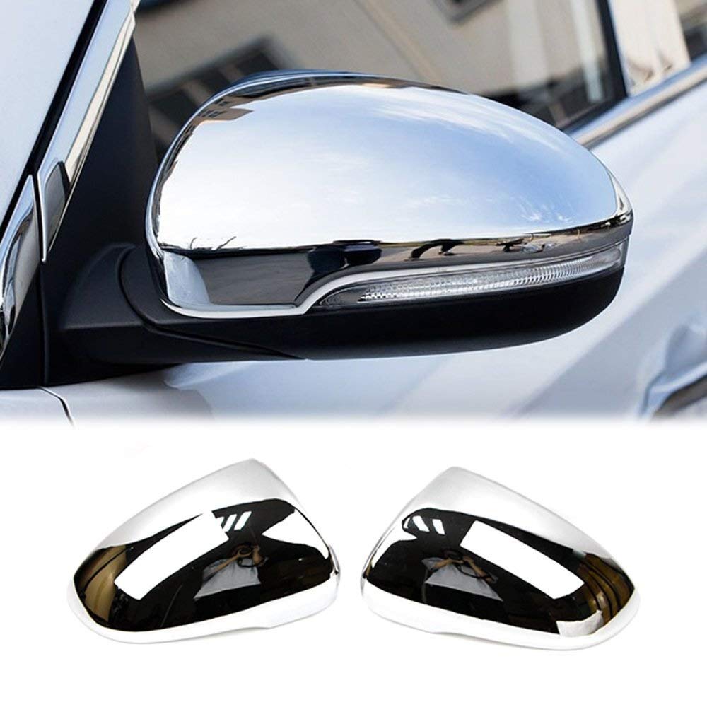 ABS Chrome Side Mirror Covers for Hyundai Tucson - Pair of Rearview Side Wing Mirror Covers | Durable & Stylish Car Accessories for Enhanced Protection & Visibility