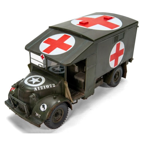 Airfix A1375 1/35 Scale Austin K2/Y Military Ambulance Model Kit - WW2 British Army Vehicle for Collectors & Hobbyists - Perfect for Dioramas, Wargaming & Historical Displays