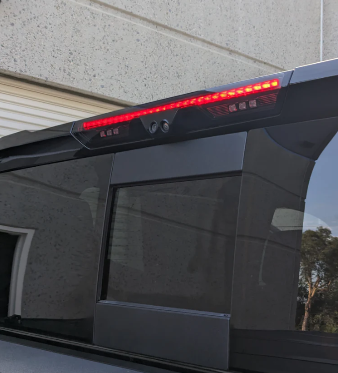 Smoked 3rd Brake Light Kit for GMC Sierra & Chevy Silverado 1500 (2019-2024) - Compatible with Cargo Bed Camera Models | Enhanced Safety & Style for Truck Accessories
