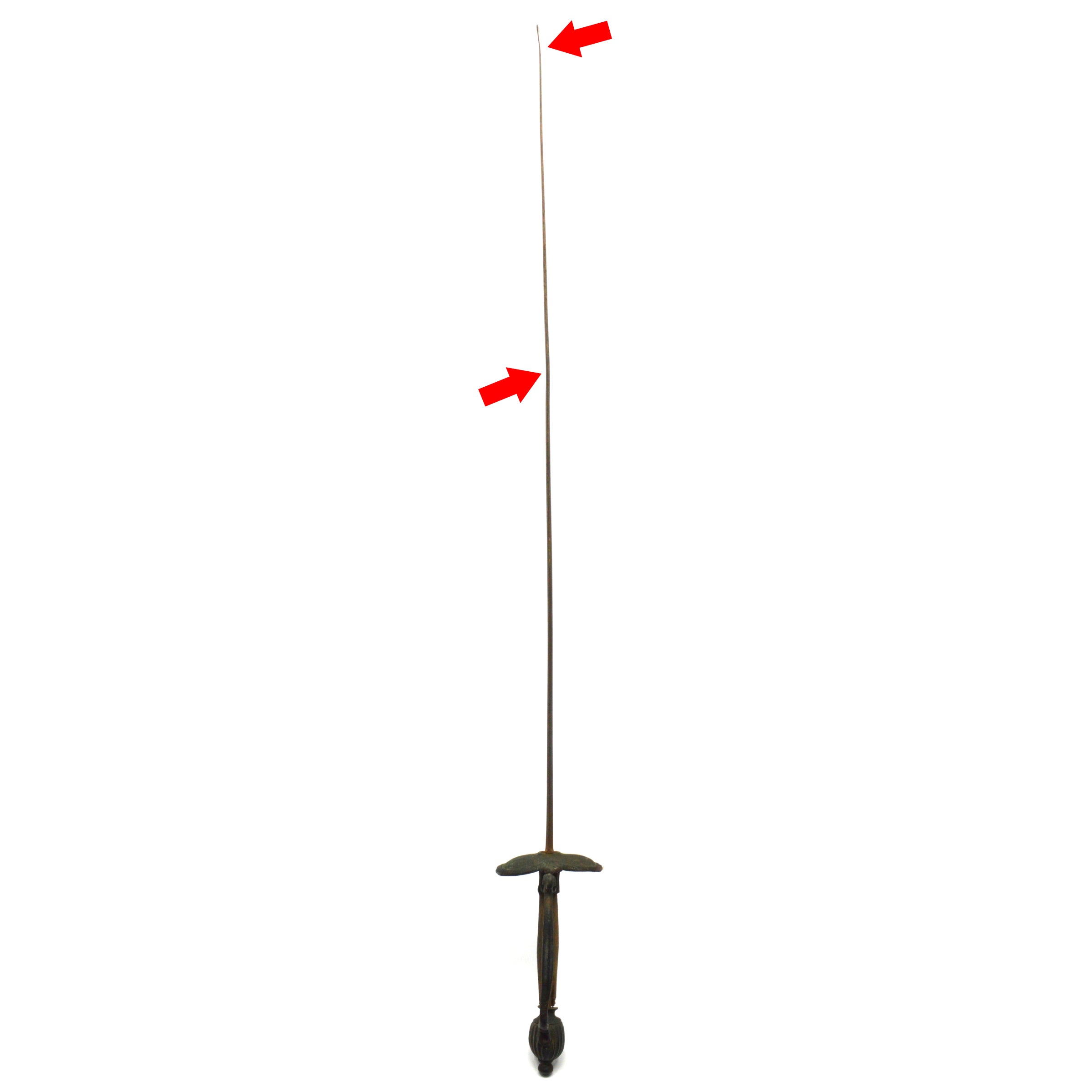Antique 18th Century French Smallsword Rapier - American Revolutionary War Era Sword - 39 Inch Blade for Collectors & Historical Reenactments