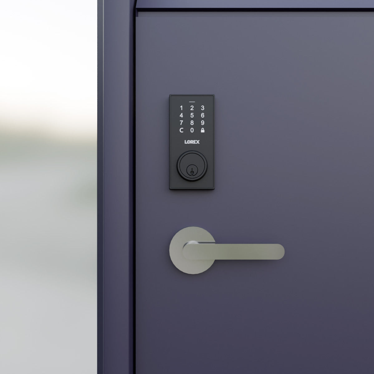 Lorex Bluetooth Smart Deadbolt Lock with Touchpad Keyless Entry - Secure Your Home with Keyless Convenience for Front Door, Back Door & Apartment Access