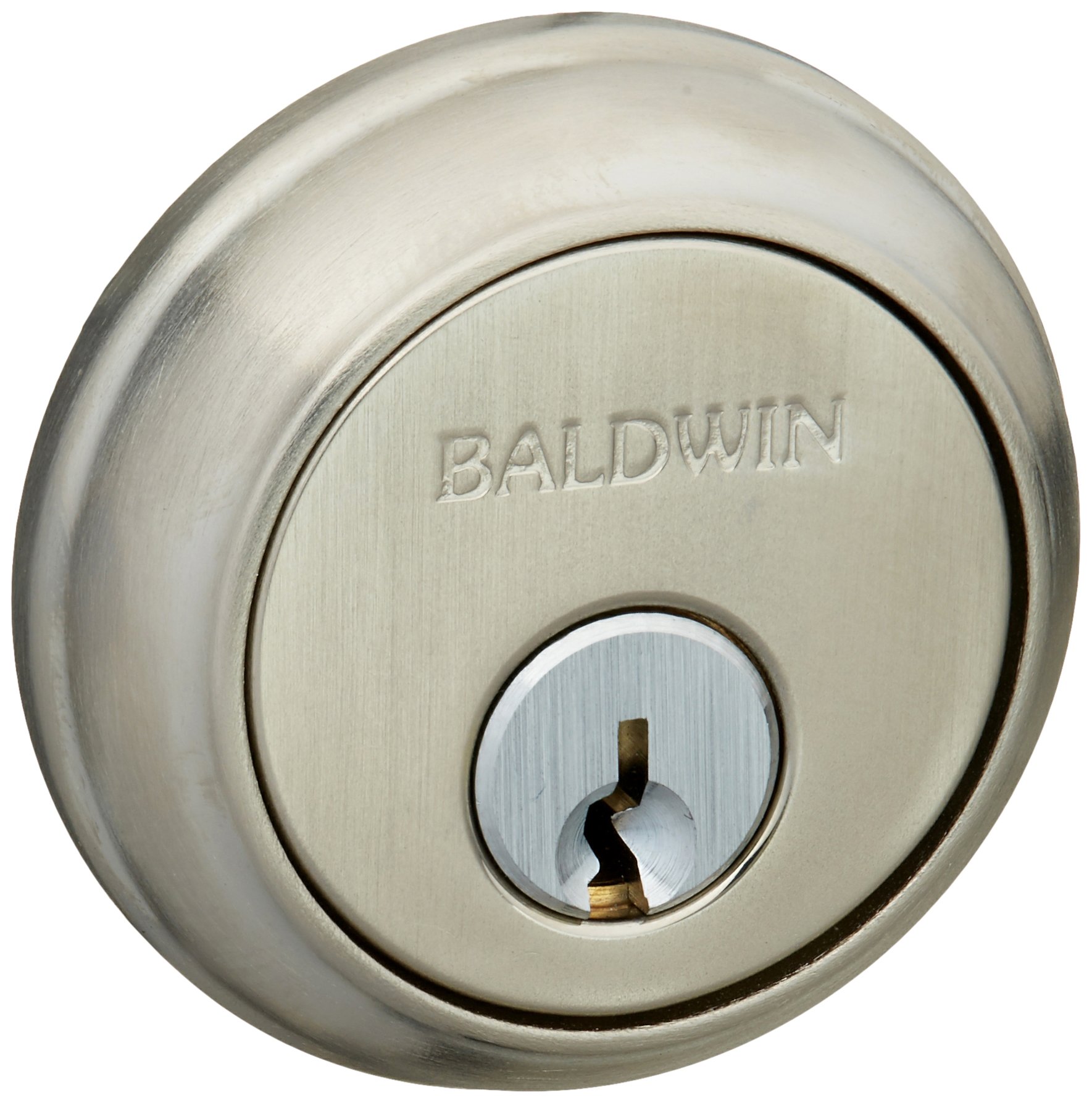 Baldwin Hardware 8031.056 Deadbolt Lock - High Security Keyed Entry Door Lock for Home & Office - Solid Brass Construction, ANSI Grade 1 Certified (Perfect for Front Doors, Back Doors & Commercial Entries)