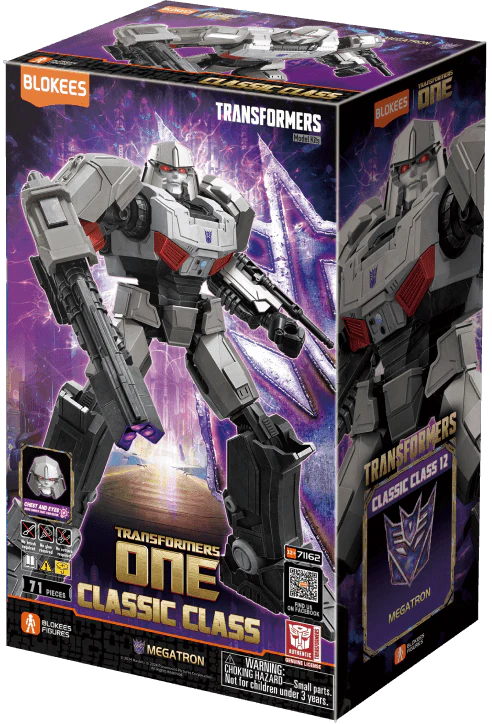 Blokees Transformers Classic Class #12 Megatron (Transformers One) Model Kit - Build & Display Collectible Action Figure for Fans & Collectors - Perfect for Home Decor, Office Display, and Gifts