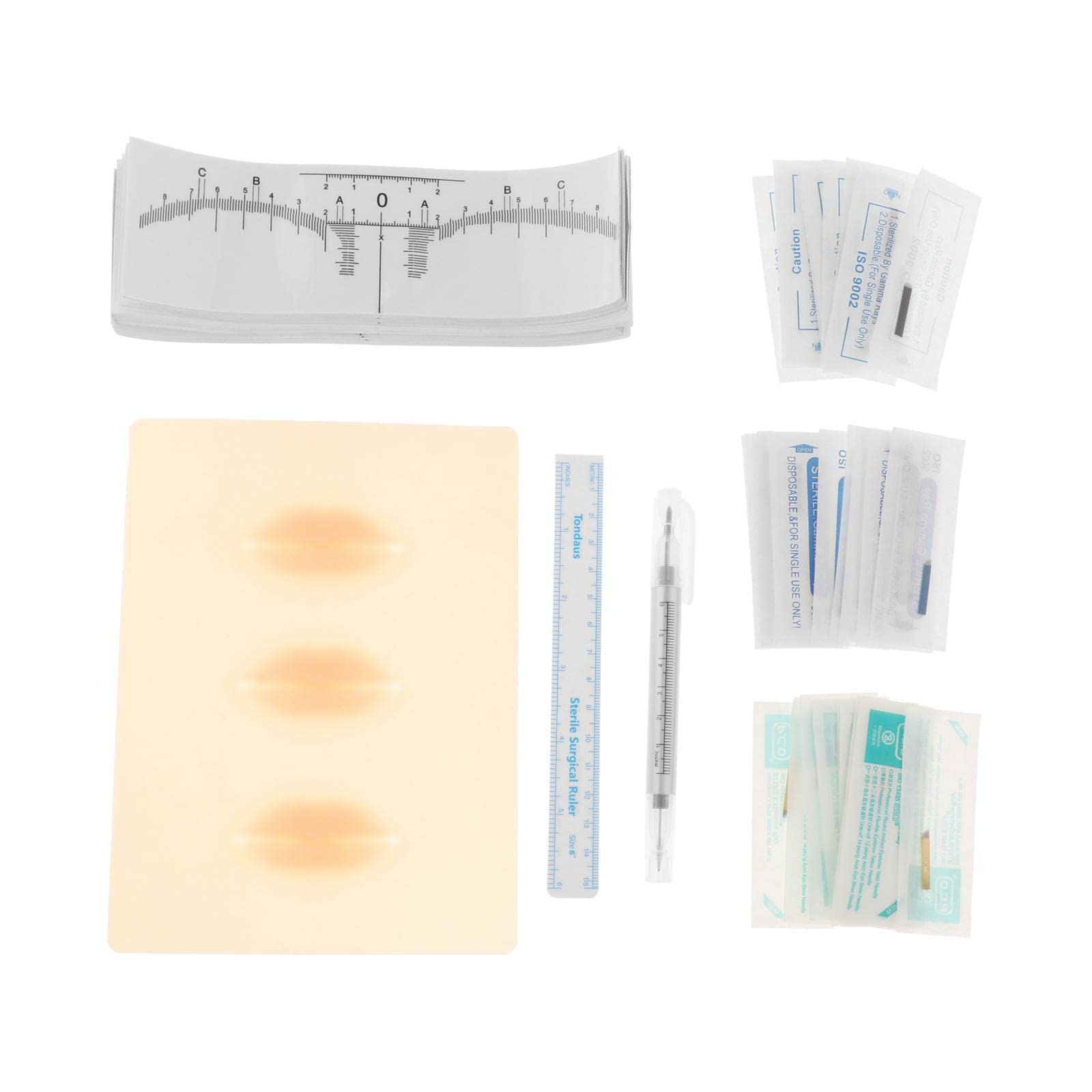 Trendy Retail® Permanent Tattoo Training Pen Kit - Professional Eyebrow Tattoo Practice Set for Beginners | Perfect for Salon Training, Beauty School & Home Practice