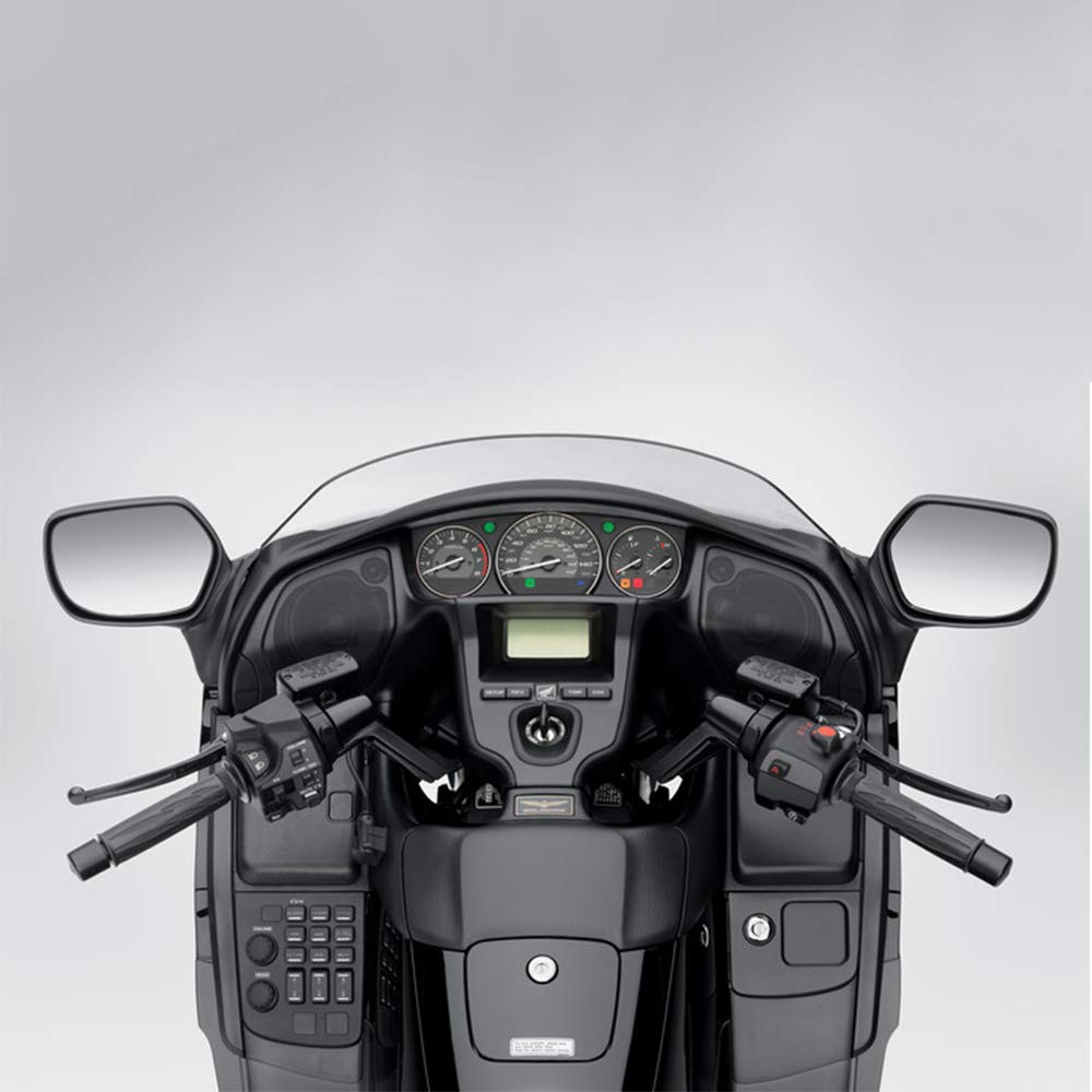 GUAIMI Motorcycle Rear View Mirrors - Left & Right Side Mirrors with Glass for Honda Goldwing GL1800 (2001-2012) & F6B (2013-2016) - Enhanced Visibility & Safety for Touring Rides