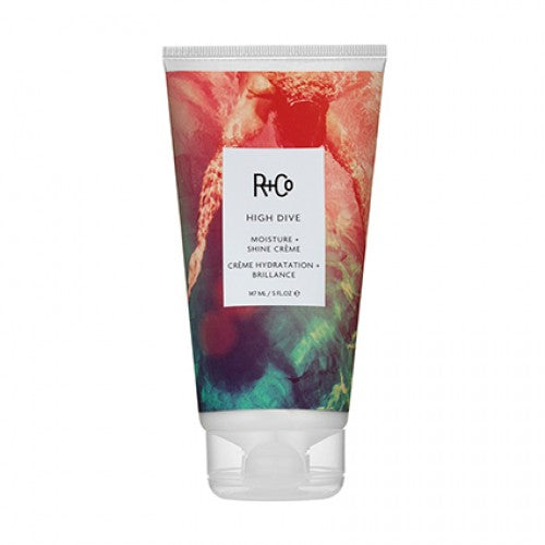 R+Co HIGH DIVE Moisture & Shine Hair Cream - Hydrating Leave-In Treatment for Frizz Control & Smoothing - Perfect for Dry, Damaged Hair & Daily Styling