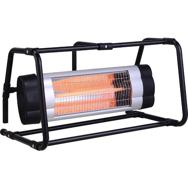 Electric Ground Cage Heater for Outdoor Patio & Garage - Portable Heating Solution for Winter, Camping & Workspaces
