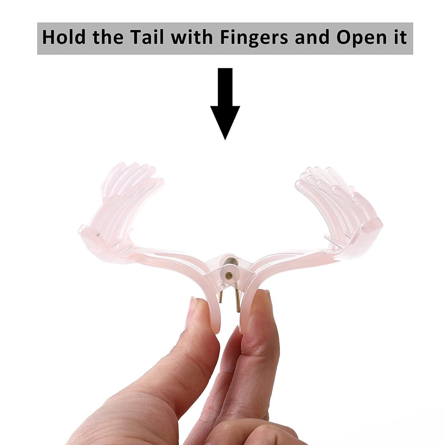 KENDRICK Large Butterfly Hair Claw Clips for Women & Girls - Big Jelly Hair Clips for Long Thick Hair (6-Pack, Free Shipping) - Perfect for Updos, Ponytails & Everyday Hairstyles