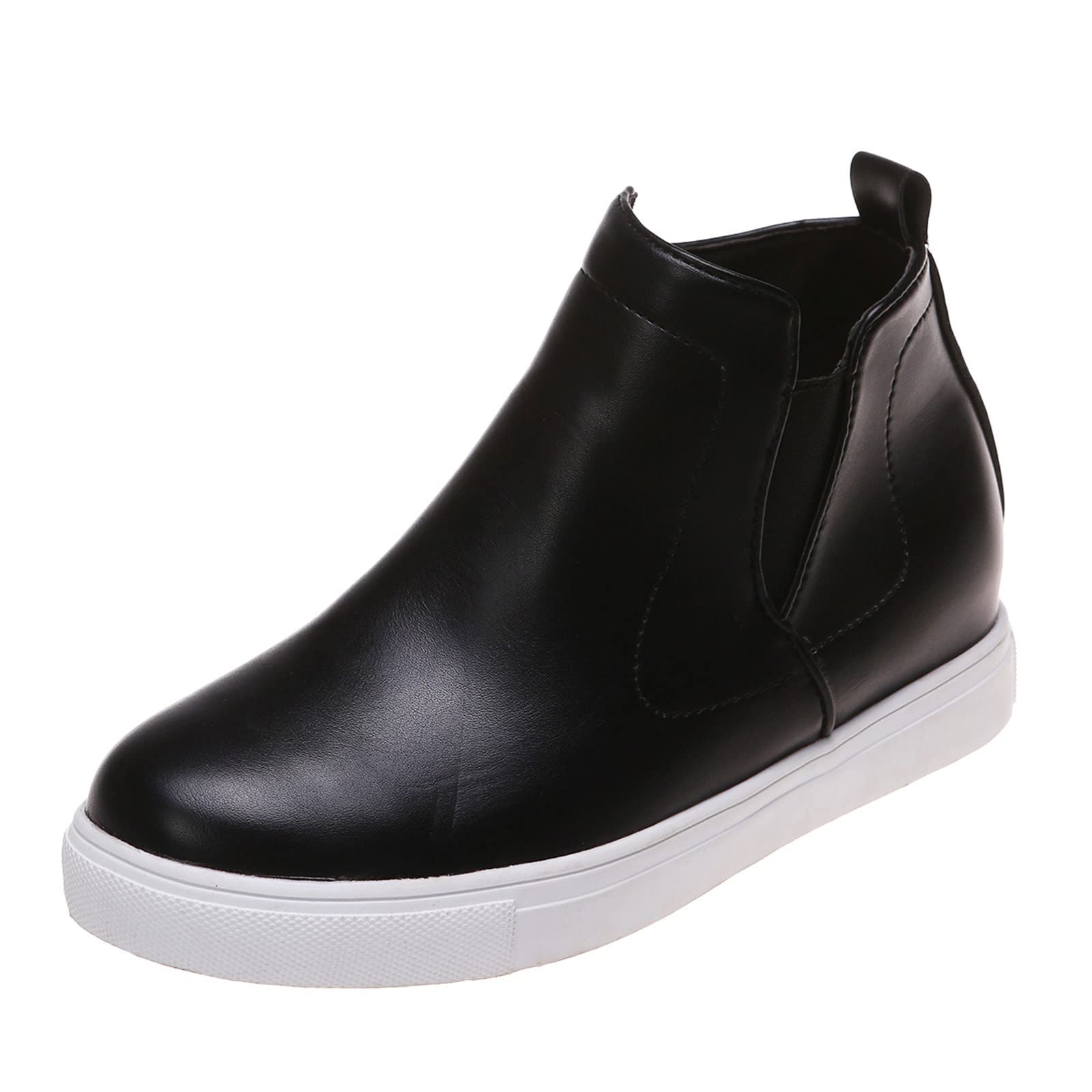 Women's Slip-On Walking Shoes - Breathable Mesh Sneakers with Comfort Wedge Platform for Fashion & Support | Perfect for Walking, Travel & Casual Wear
