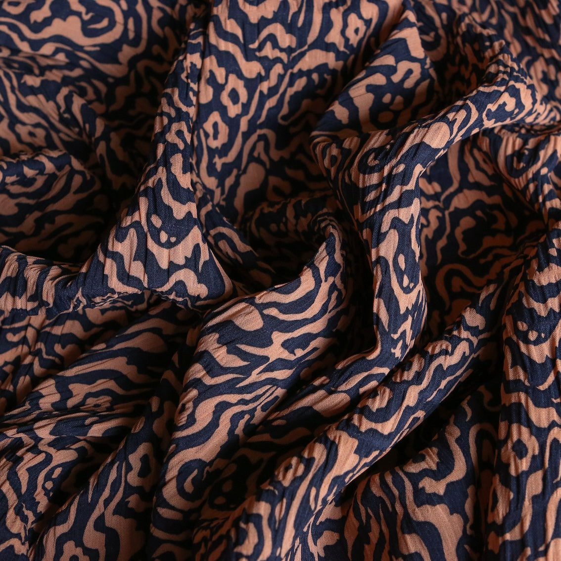 Amber Ripple Crinkle Viscose Scarf - Lightweight Womens Fashion Shawl for Spring & Fall - Perfect for Office, Travel and Casual Outfits
