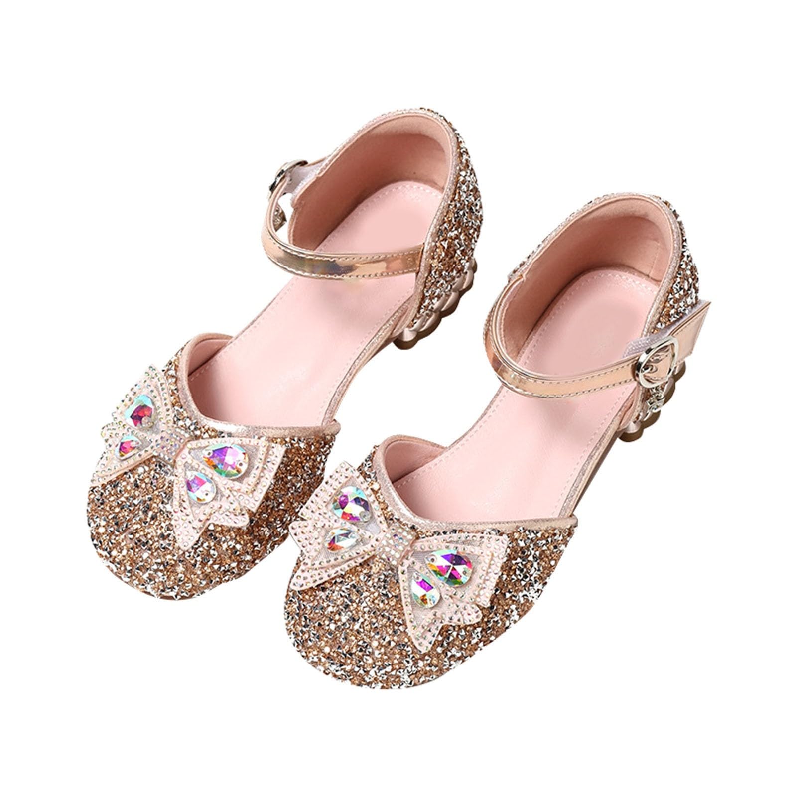 Soft Squeaky Baby Shoes for Girls - Cute Bow Princess Toddler Shoes Size 3 | Perfect for First Walkers, Playtime & Special Occasions