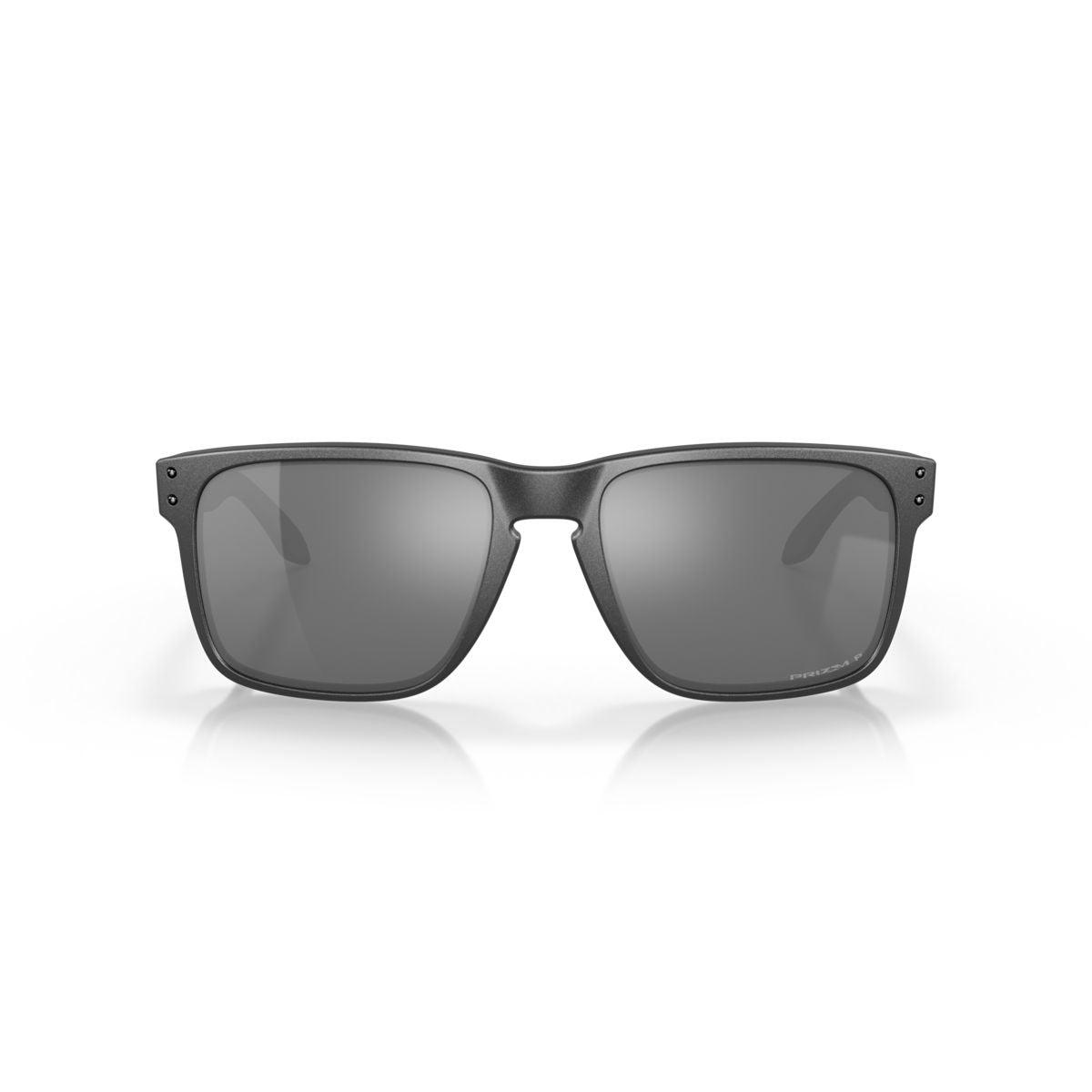 Oakley Holbrook XL Sunglasses - Steel Frame with Prizm Black Polarized Lenses (Model 0OO9417 941730) | UV Protection for Outdoor Sports & Driving