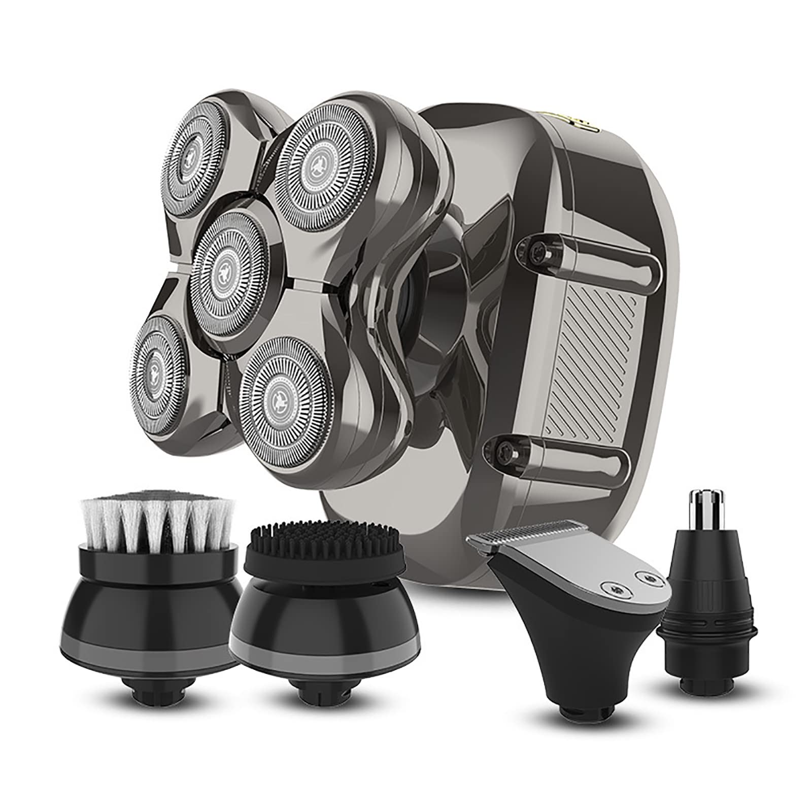 Waterproof Stainless Steel Electric Nose & Ear Hair Trimmer - Painless Mini Nose Hair Trimmer for Men & Women, Rechargeable Metal Nose Hair Shaver - Perfect for Travel, Grooming & Personal Care