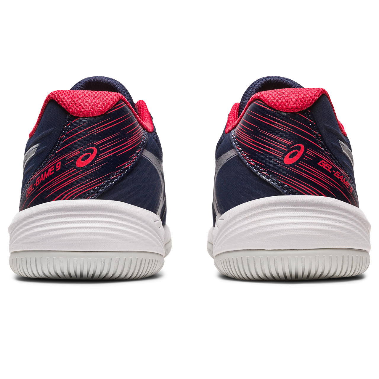ASICS Gel Game 9 GS Junior Tennis Shoes for Girls - Navy/Silver - Lightweight & Supportive Court Shoes for Junior Players - Perfect for Tennis Training & Matches