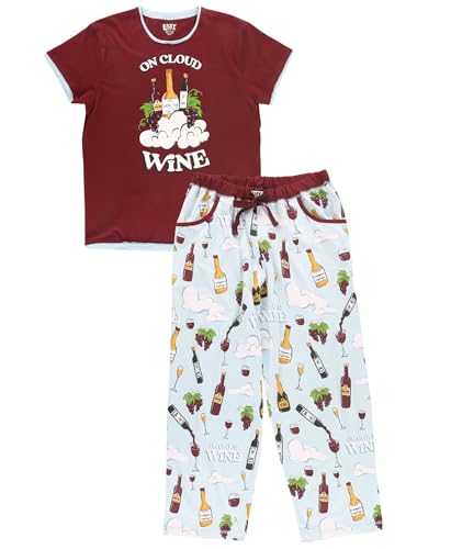 On Cloud Wine Pajama Set