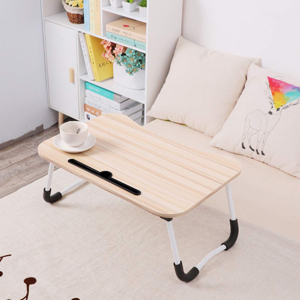 Portable Laptop Desk for Bed & Sofa - Adjustable Folding Lap Stand for Notebook, Breakfast Tray, Reading Holder - Perfect for Home Office, Dorm, Floor & Couch Use
