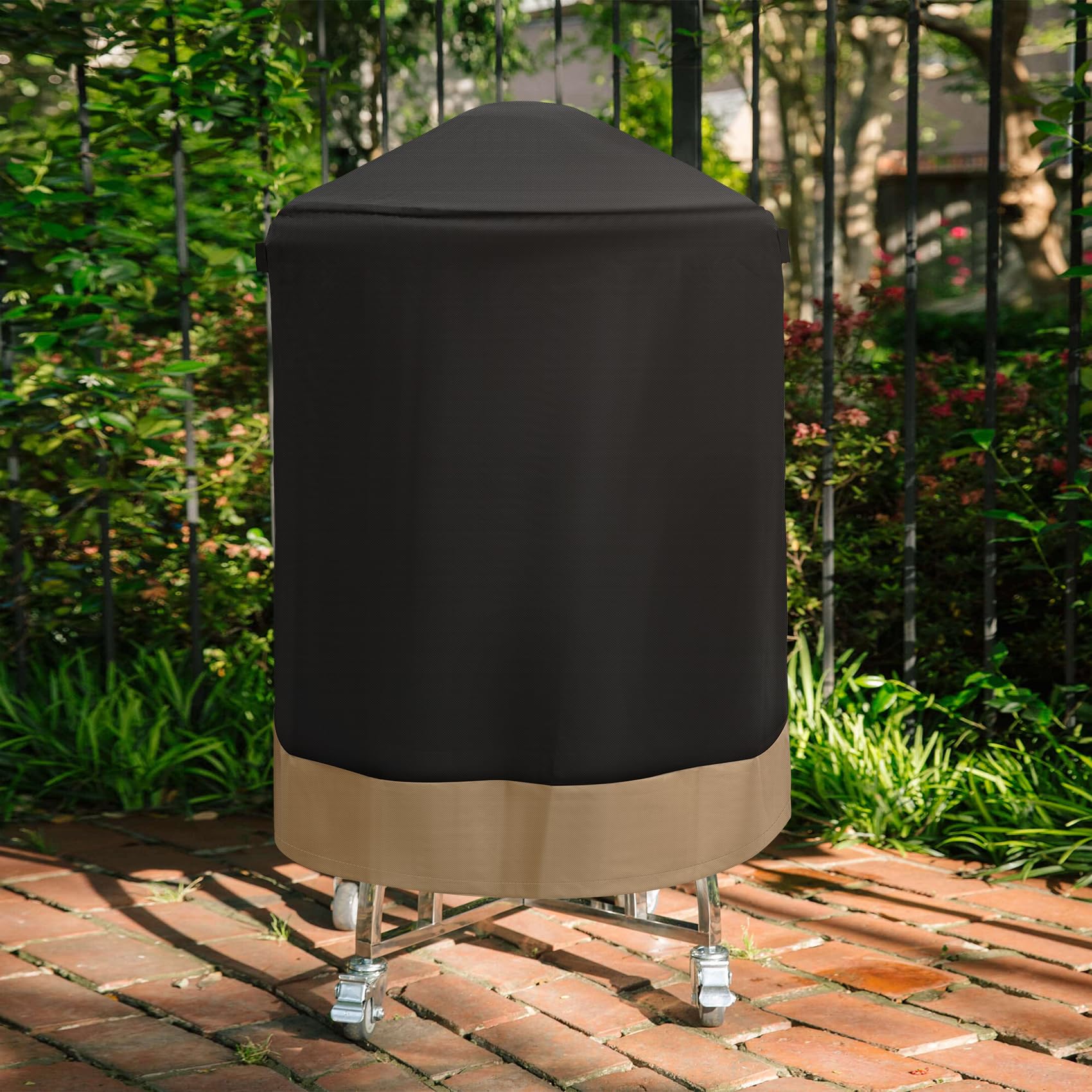 Premium Kamado Grill Cover - Universal Fit for Large Big Green Egg, Kamado Joe Classic, Louisiana K22, Coyote Asado Cooker & More (29.5