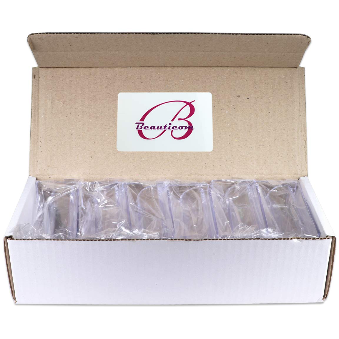 Beauticom Clear Acrylic Business Card Holder Display - 240 Pieces for Desktop & Countertop Organization - Perfect for Offices, Retail Stores, and Trade Shows