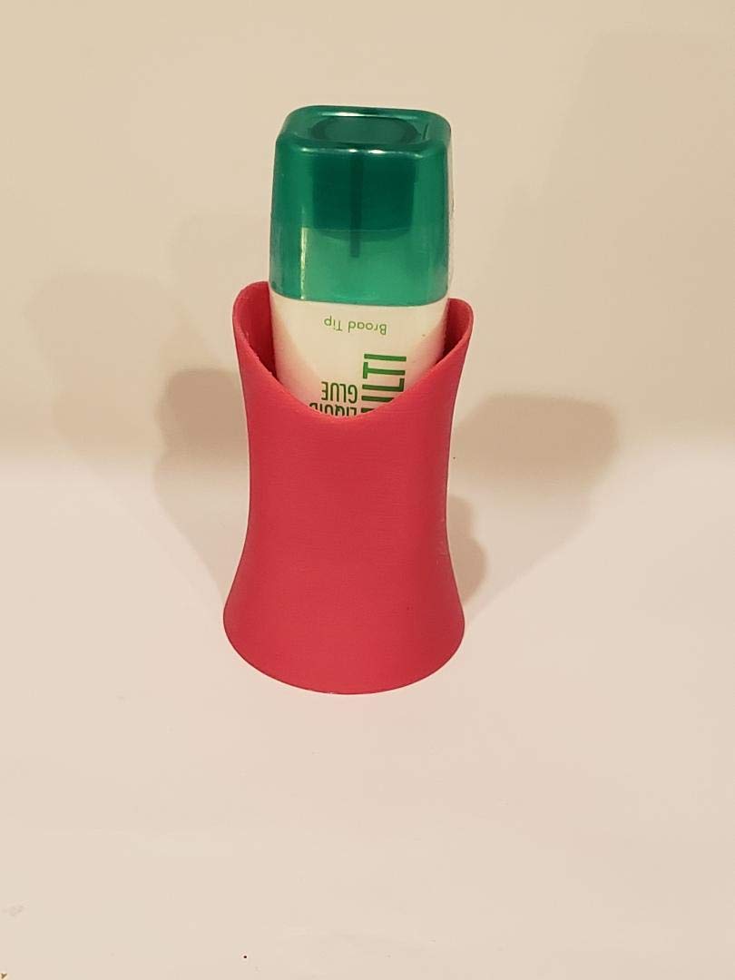 Tombow Liquid Glue Bottle Holder - Pink Adhesive Glue Stand for Crafting, Scrapbooking & DIY Projects - Perfect for Art, School & Office Use