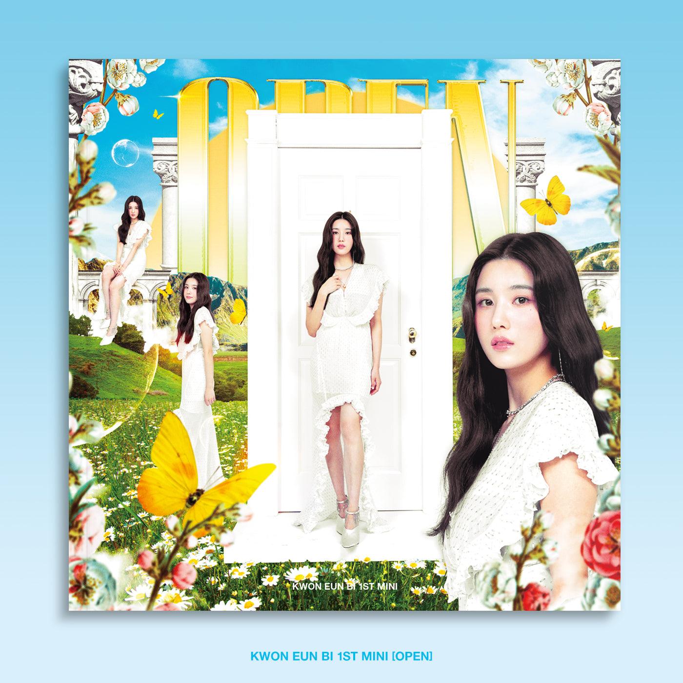 KWON EUNBI 1ST MINI ALBUM 'OPEN' K-POP CD + Official Poster | Kpop Music Collection, Fan Gift, Room Decor for Kpop Lovers